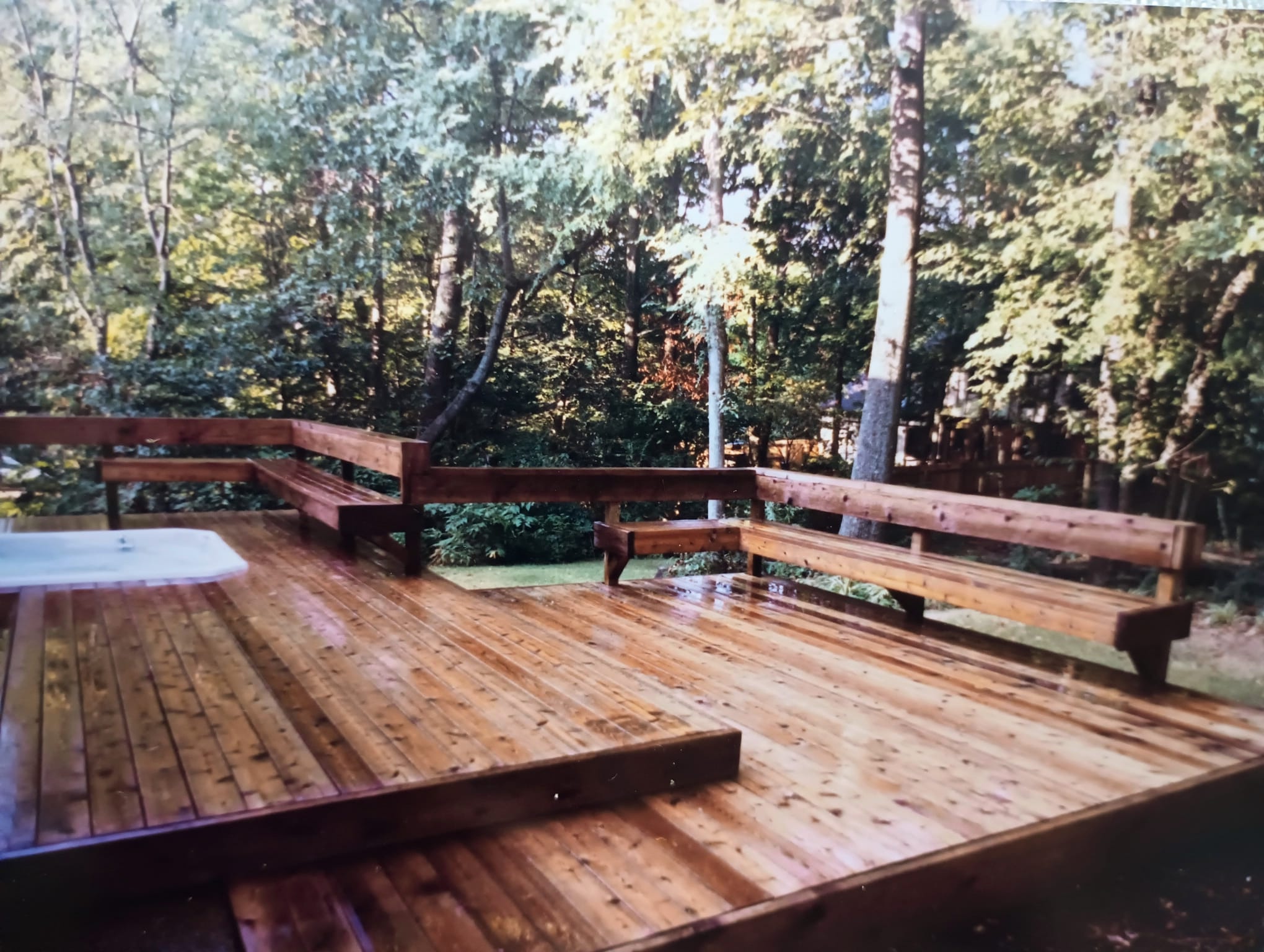 Redwood deck